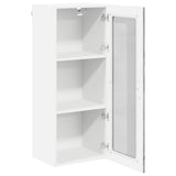 Wall Glass Cabinet LUCCA Grey Sonoma 40 x 31 x 100 cm 885101