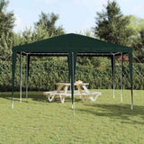 Party Tent Green 400 x 400 x 266 cm Polyethylene and Steel 42003424