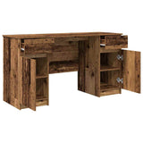 Desk with Drawer Old wood 140 x 49 x 76 cm Engineered wood 3328514
