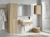 Bathroom Furniture Set 5 pcs Sonoma Oak 3407265