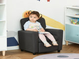 2 in 1 design Kids Sofa Armchair with Footrest for Children Playroom Bedroom Living Room, 55 x 50 x T3398P347643
