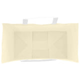 Paper Bags 250 pcs with Handles Yellow 32x17x44 cm 4102014