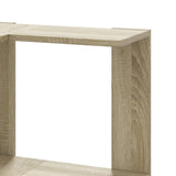Corner Bookcase 5-Tier Sonoma Oak 50x50x179 cm Engineered Wood 852584