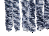 Insect Curtain Blue and White 118x220 cm Chenille 315128