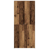 Shoe Cabinet with Door Brown 80 x 35.5 x 180 cm Engineered wood 3333843
