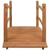 Garden Bridge 140x60x60 cm Solid Firwood 313890
