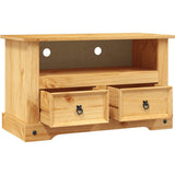 TV Cabinet Mexican Pine Corona Range 91x43x56 cm 243738