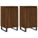 Sideboards 2 pcs Brown Oak 40x35x70 cm Engineered Wood 831083