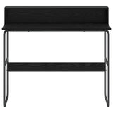 Desk with Storage Black Oak 100 x 50 x 91 cm 8008026