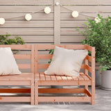 Garden Sofa Natural Wood Solid Douglas Fir wood 837905