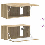 TV Wall Cabinet Sonoma 60 x 31 x 29.5 cm Engineered Wood 892193