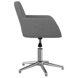 Swivel Office Chair Light Grey Fabric 344712