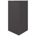 ZNTS Garden Planter Black Triangular 50x43x75 cm Steel 851171