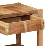 Side Table with Drawer Brown 43 x 32 x 46 cm Solid Reclaim wood 4019625