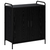 Sideboard Black Oak 73 x 33 x 81 cm Engineered Wood 8013812