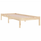 Bed Frame without Mattress 90x200 cm Solid Wood 3105650