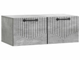 Wall-Mounted TV Cabinet Concrete Grey 59.5 x 31 x 30 cm 899048