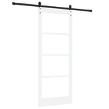 Sliding Door Manual White 86 x 211 cm Wood and metal 3332398