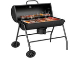 Steel Charcoal BBQ, with Ash Catcher and Warming Rack T3398P320099