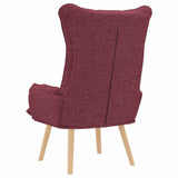 Armchair Wine Red 69 x 74 x 93 cm Fabric 42001868