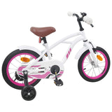 Kids Bike 12 Inches for 2-4 Years Old White 42009678
