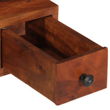 Wall Mirror with Drawers 60x33x90 cm Solid Wood Acacia 4102372