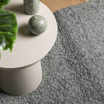 ZNTS Shaggy Rug PAMPLONA High Pile Modern Green 160x160 cm 375302