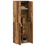 Highboard 60 x 35 x 180 cm Engineered Wood Old Wood 3365567