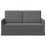 2 Seater Sofa Dark Grey 150 x 81 x 82 cm Fabric 42041074