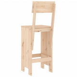 Bar Stools 2 pcs 40x48.5x115.5 cm Solid Wood Pine 825359