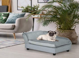 Pet Sofa Chair, with Storage, Cushion, for Small Dogs, Cats - Light Grey T3398P349670