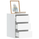 Corner Chest of Drawers White 40x41x58 cm Engineered Wood 852834