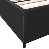 Bed Frame without Mattress Black 160x200 cm 3279832