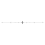 Ceiling Spotlight White 176.5 x 12.5 x 13.5 cm Metal 4108216