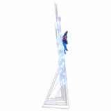 LED Reindeers 5 pcs White Fabric 3385889