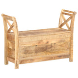 Hall Bench 103x33x72 cm Solid Mango Wood 285904