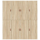Storage Bed Frame Sonoma Oak 200 x 200 cm Engineered Wood 3335359