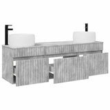 Bathroom Cabinet Set 3 pcs Concrete Grey 49 x 44.5 x 66 cm 3405770