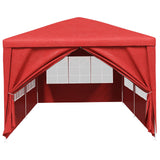 Party Tent 600 x 300 x 255 cm Red PE and Steel 42032349