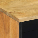 Sideboard Brown 80x33x75 cm Solid Wood Mango 4017747