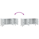 TV Cabinet White 99 x 34.5 x 50 cm Engineered Wood 895635