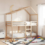 Kids' Bed Roof 213x85.5x144.5 cm Solid Wood Pine 846937