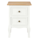 Bedside Cabinet 2 pcs White 35x30x49 cm MDF 280037