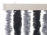 Fly Curtain Grey and Black 118x220 cm Chenille 4004881