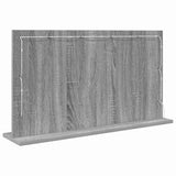 Vanity Mirror Rectangular Grey Sonoma 80 x 45 x 18 cm 868322