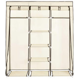 Wardrobe Cream Non-woven fabric Collapsible Wardrobe 282455