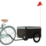 Bike Trailer Black and Grey 45 kg Iron 94084
