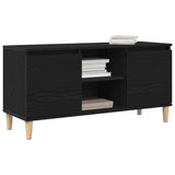 TV Cabinet Black Oak 102 x 35 x 50 cm Engineered Wood 862584
