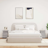 Bedside Cabinets with LED Lights 2 pcs Grey Sonoma 35x39x55 cm 836760