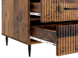 Bedside Cabinet Old Wood 43 x 41 x 66.5 cm Engineered Wood 894793